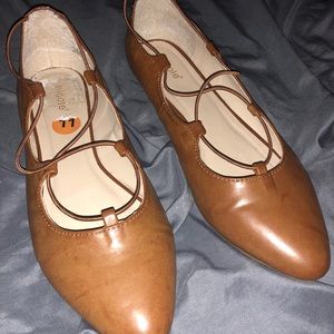 Brown Nicole flats size 11